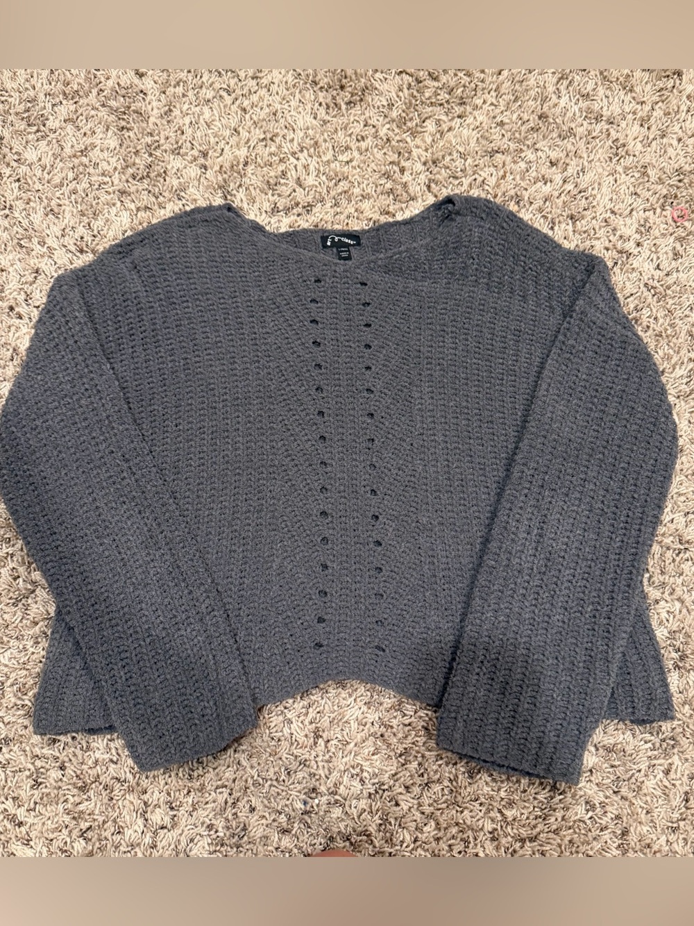 Art Class Dark Gray Sweater